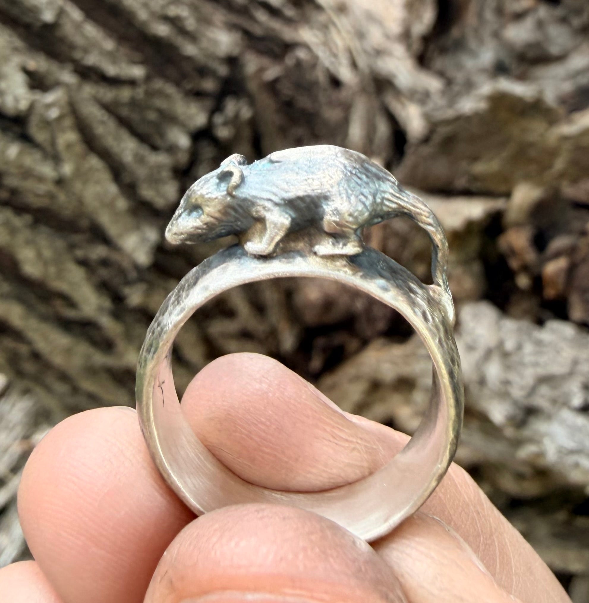 Opossum Love Ring