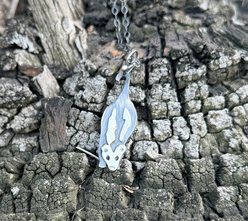 Hanging Opossum Necklace