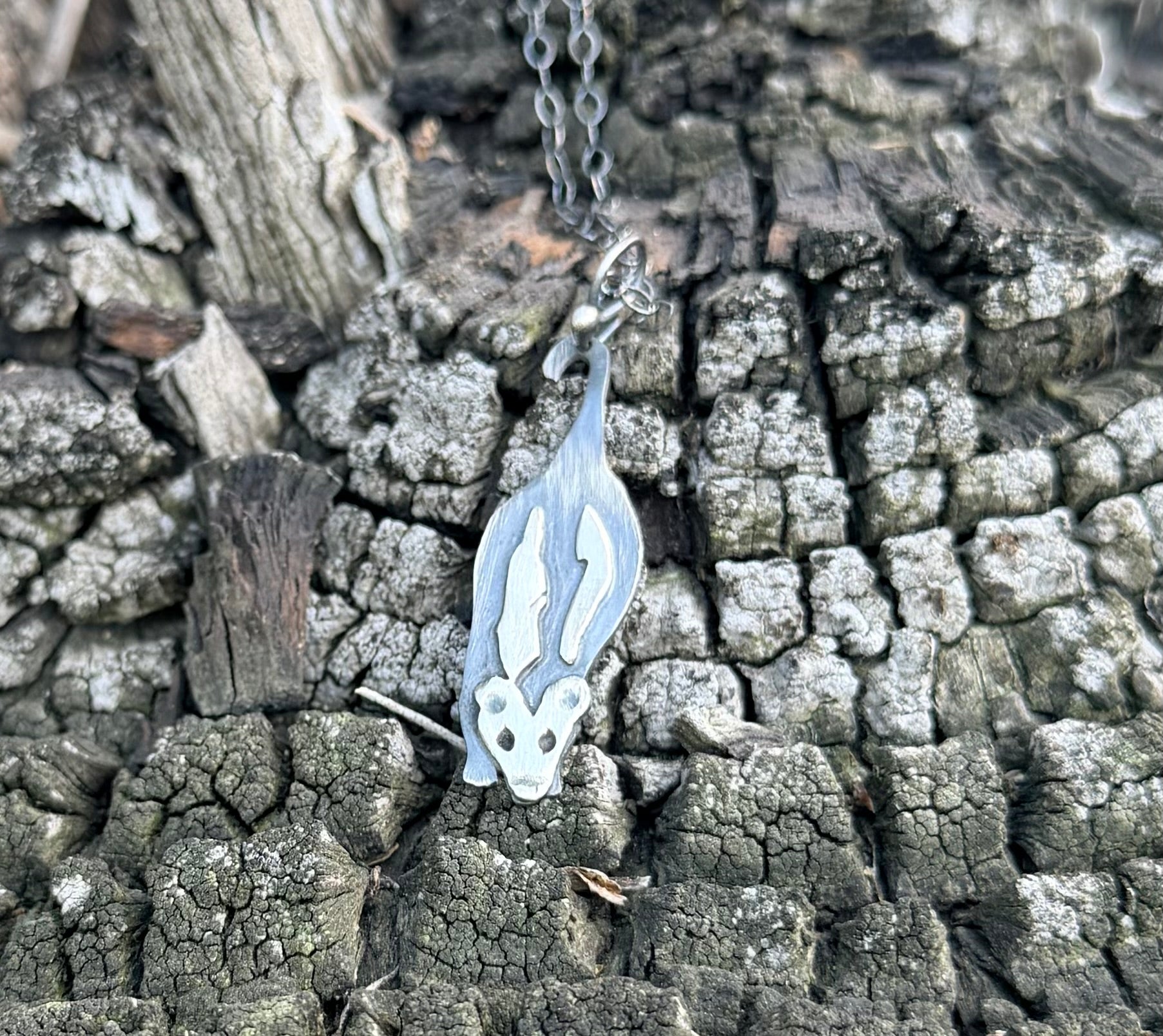 Hanging Opossum Necklace