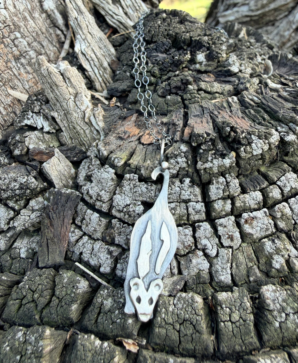 Hanging Opossum Necklace