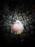 Moonstone Teardrop Asymmetrical Pendant