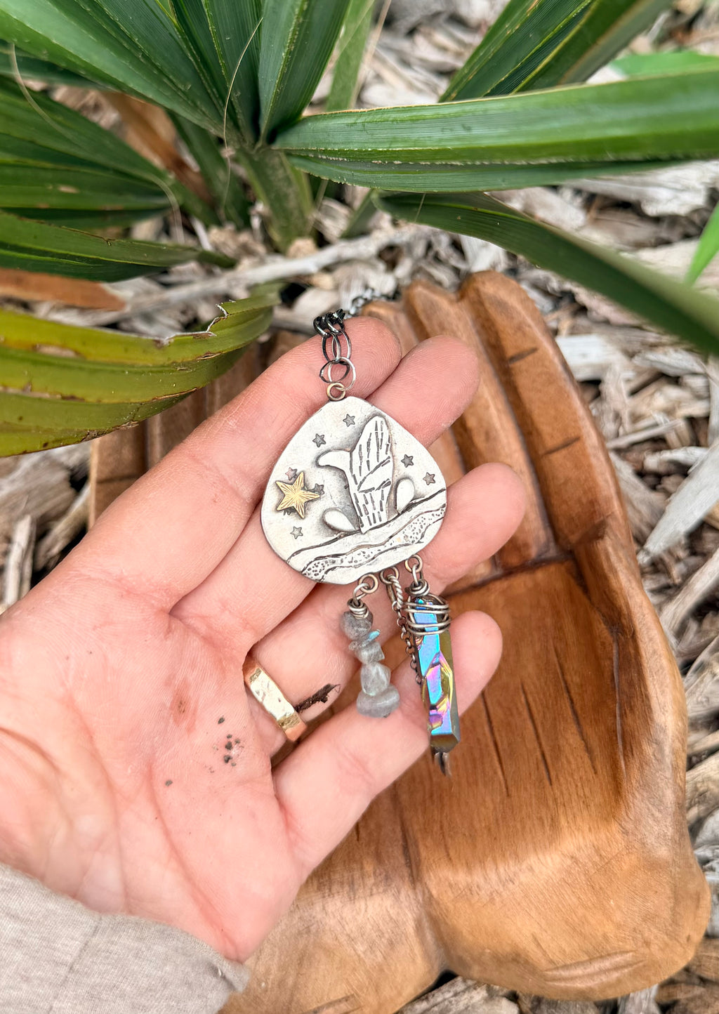 Whale Love Charm Necklace