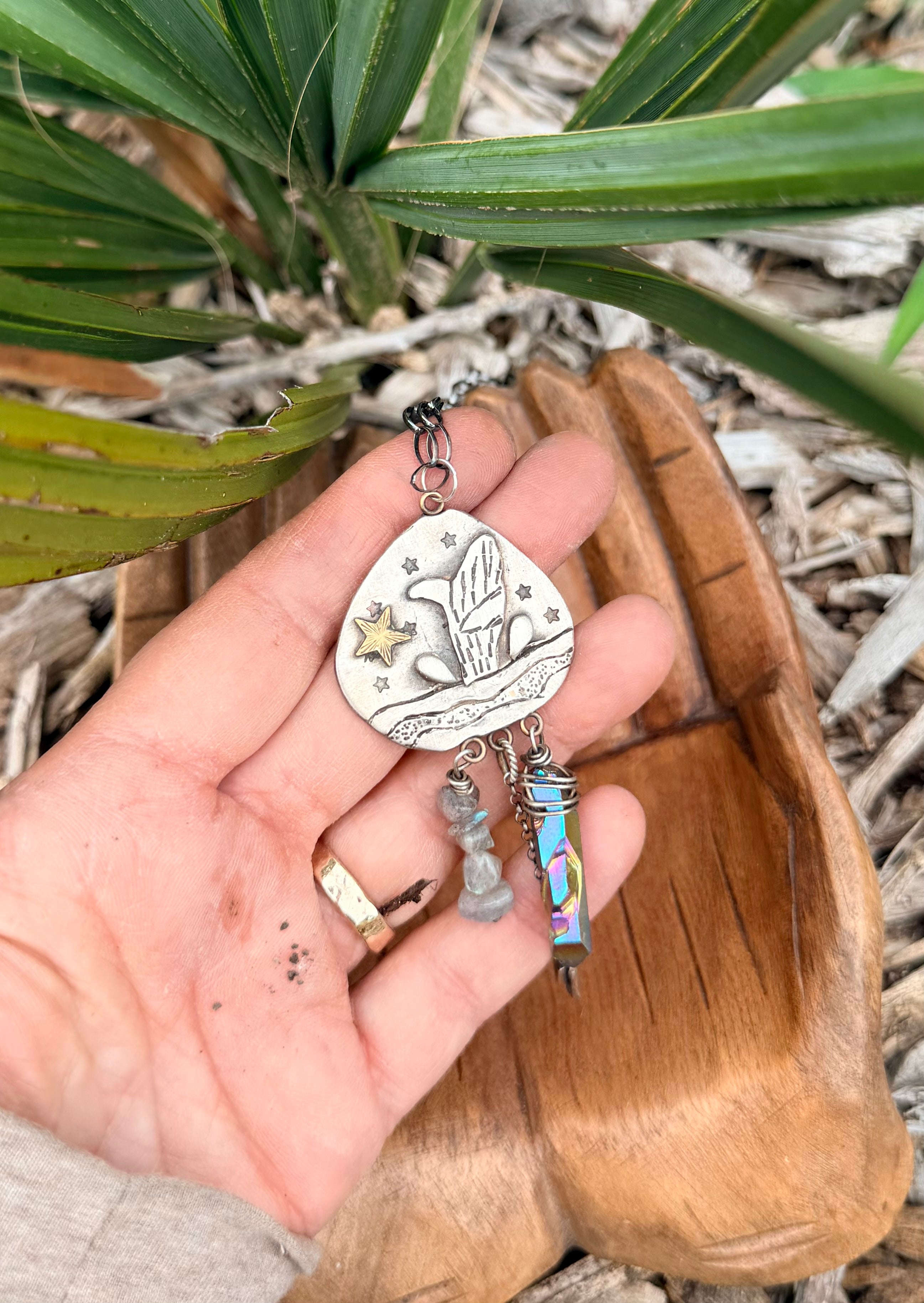 Whale Love Charm Necklace