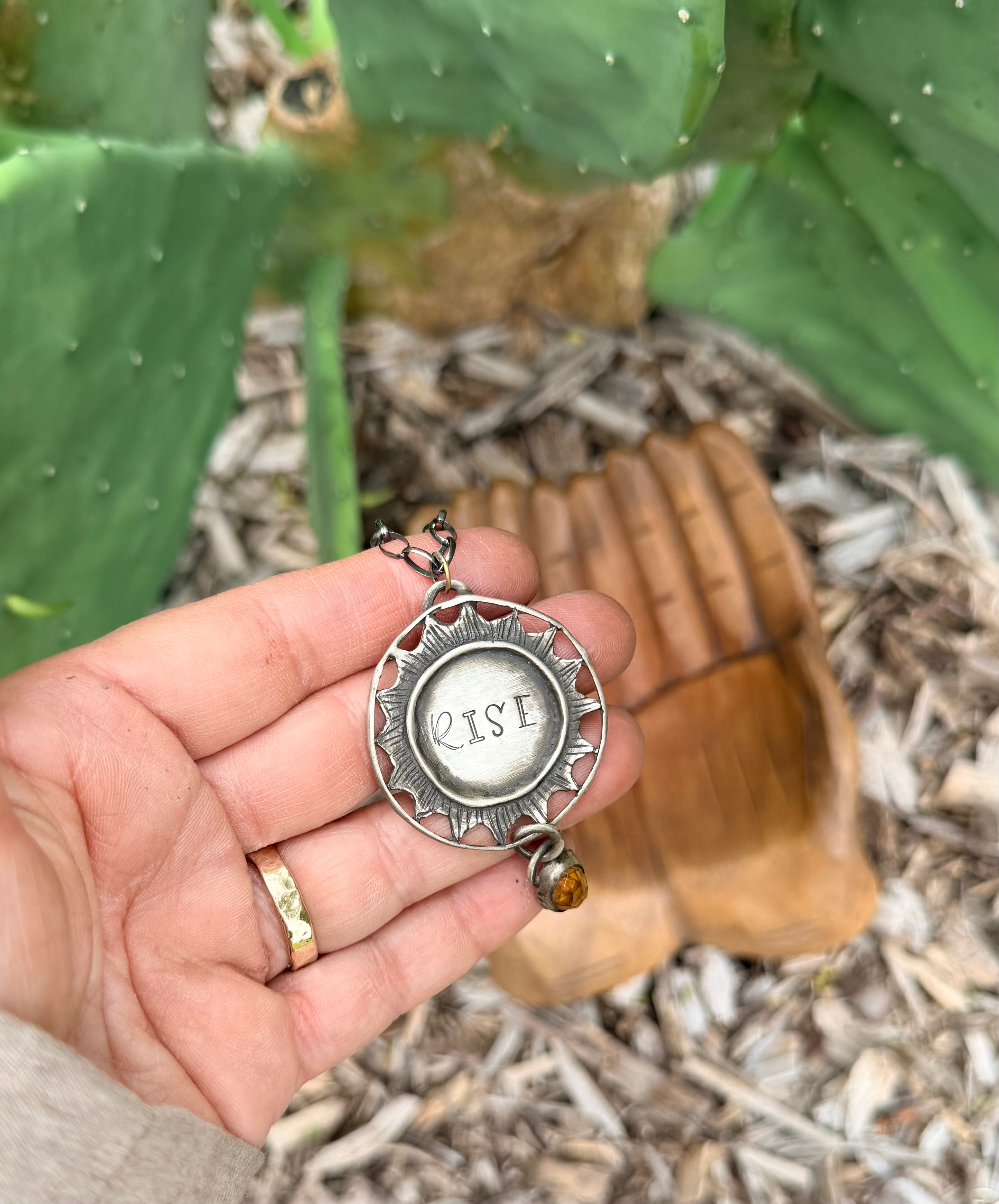 Rise Sunburst Necklace