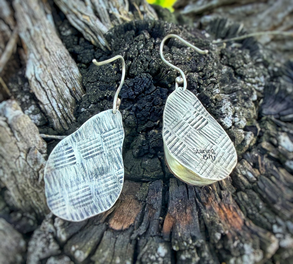 Druzy Quartz Dangle Earrings
