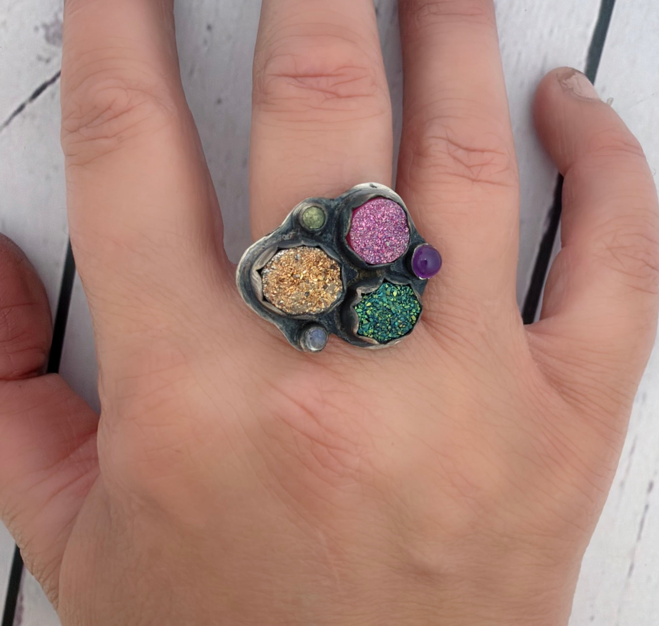 Cloud Moon Jelly Ring