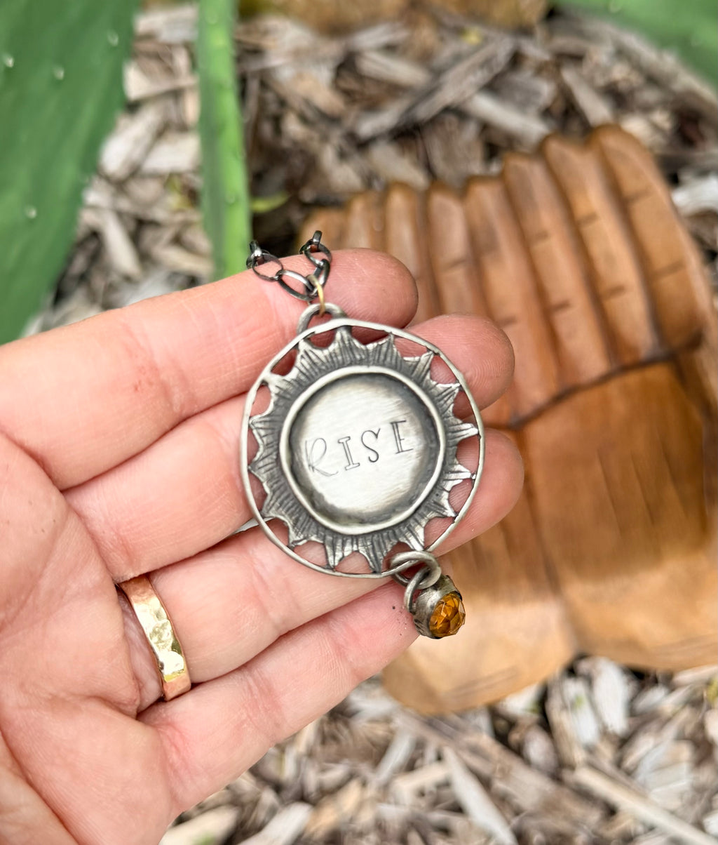 Rise Sunburst Necklace