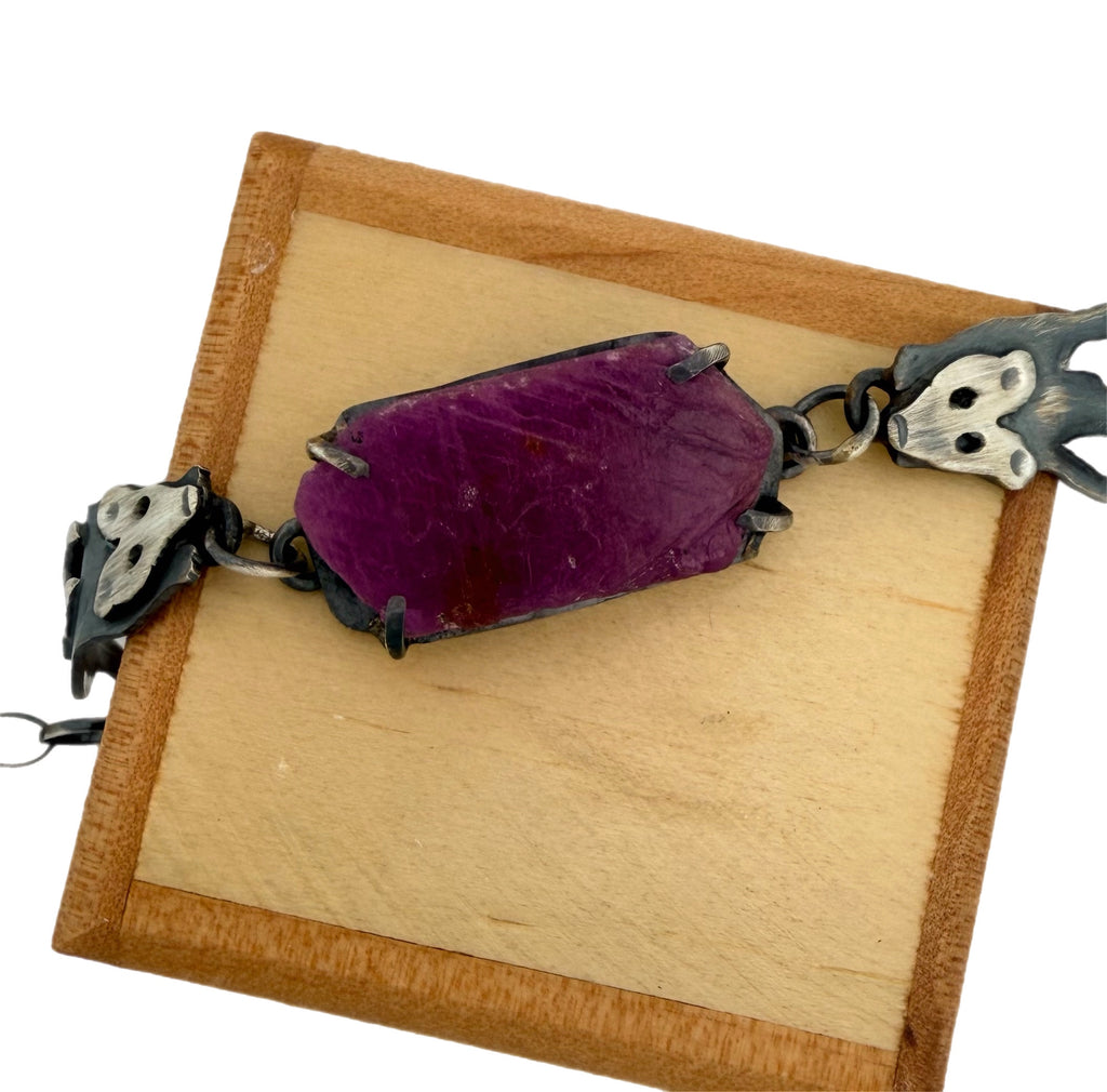 Opossum Raw Ruby Bracelet