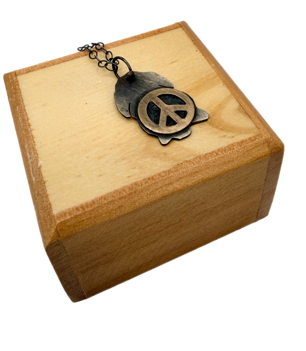 Peace Bunny Necklace