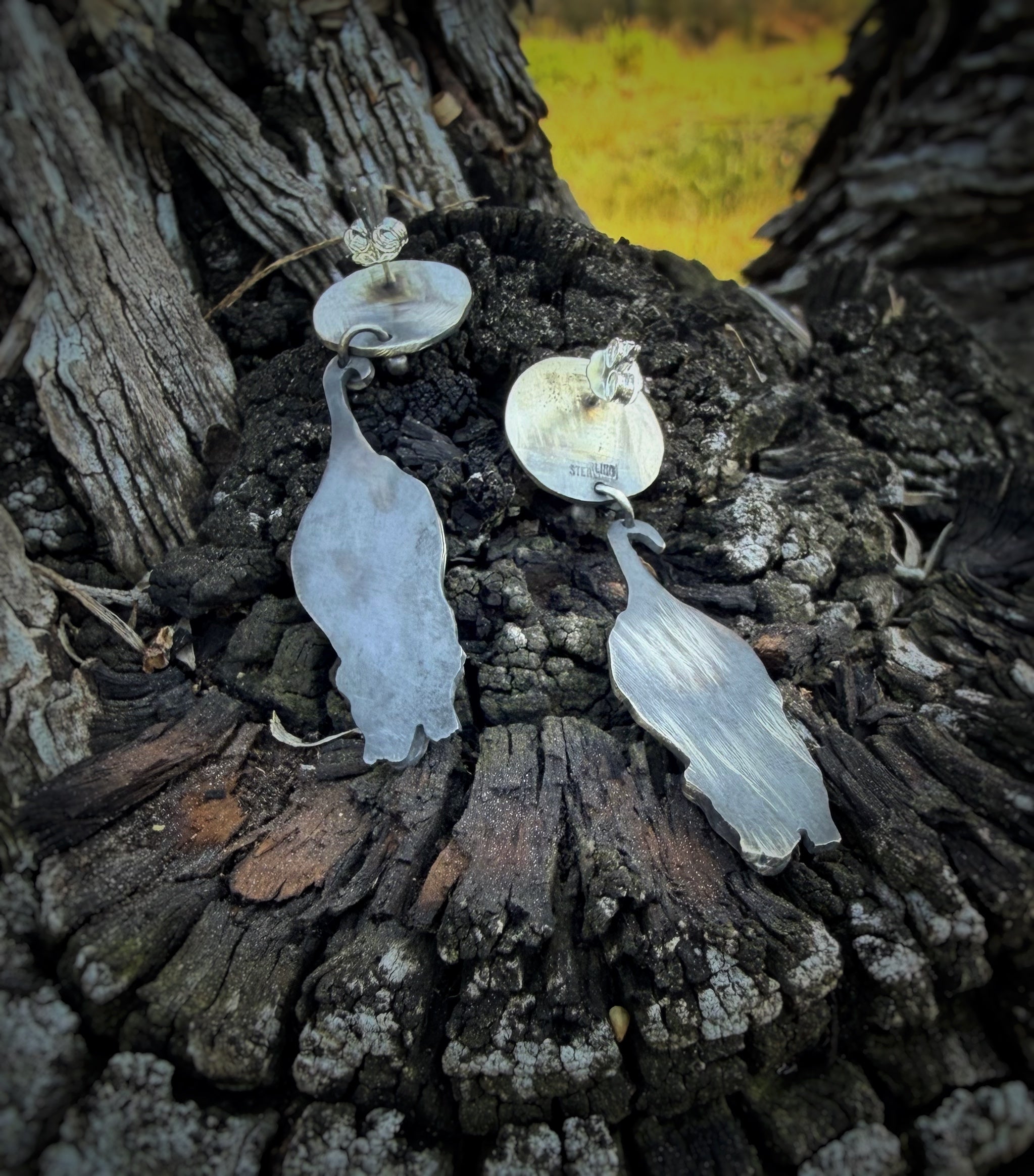 Opossum Love Dangle Earrings