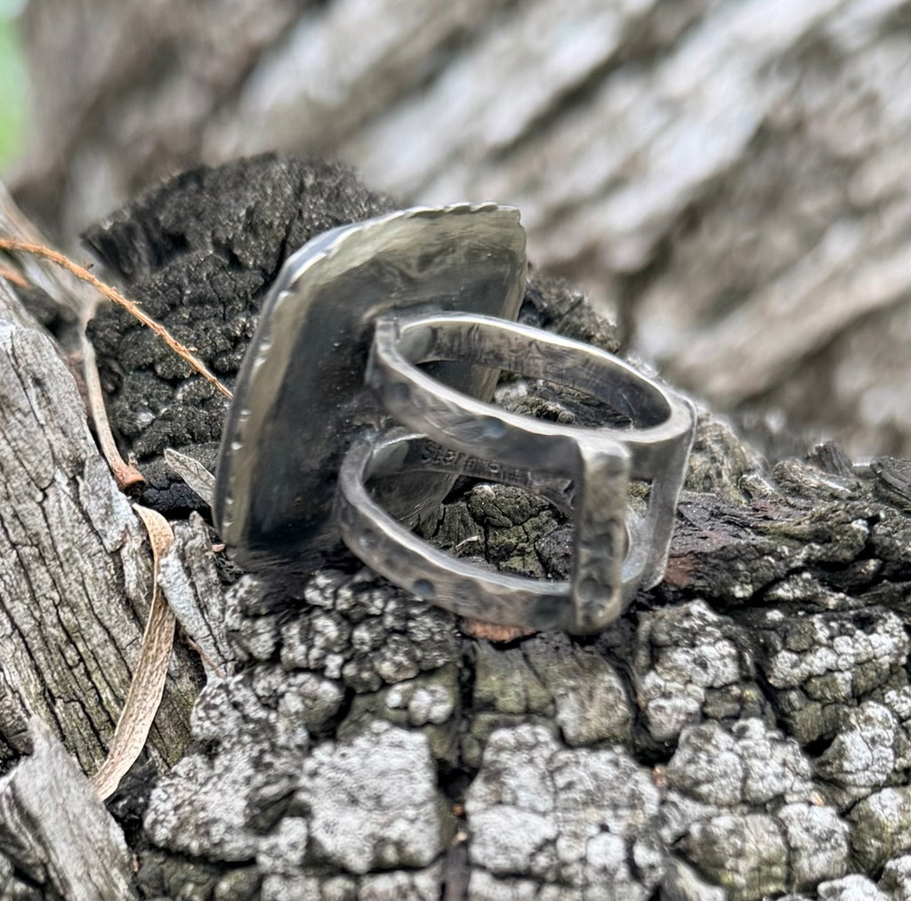 Coconut Jasper Ring
