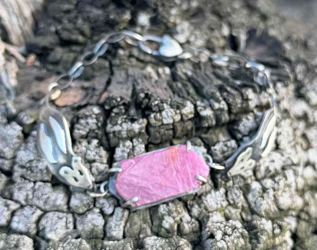Opossum Raw Ruby Bracelet