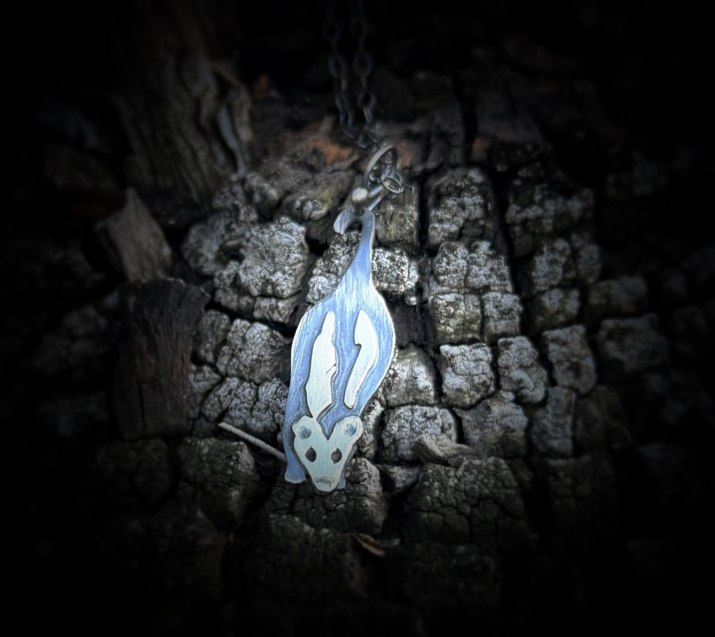 Hanging Opossum Necklace