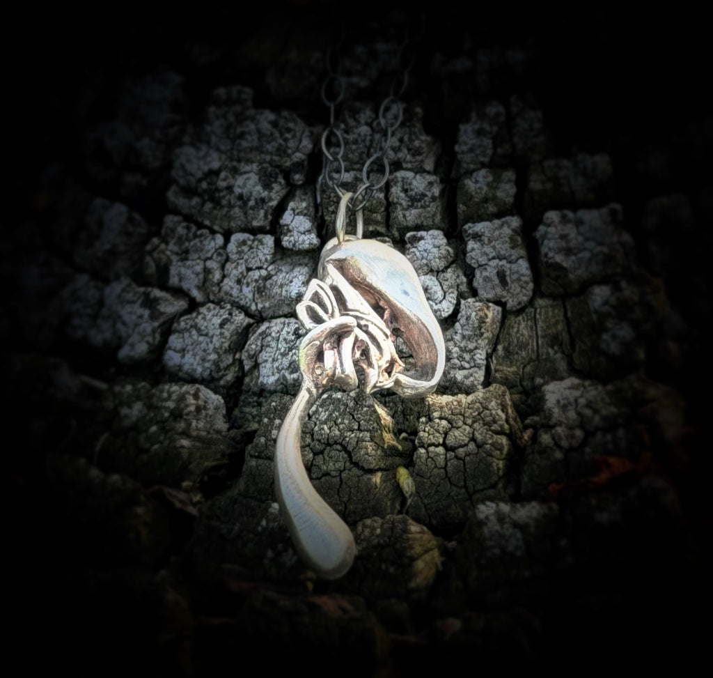 Sculptural Squiggle Pendant