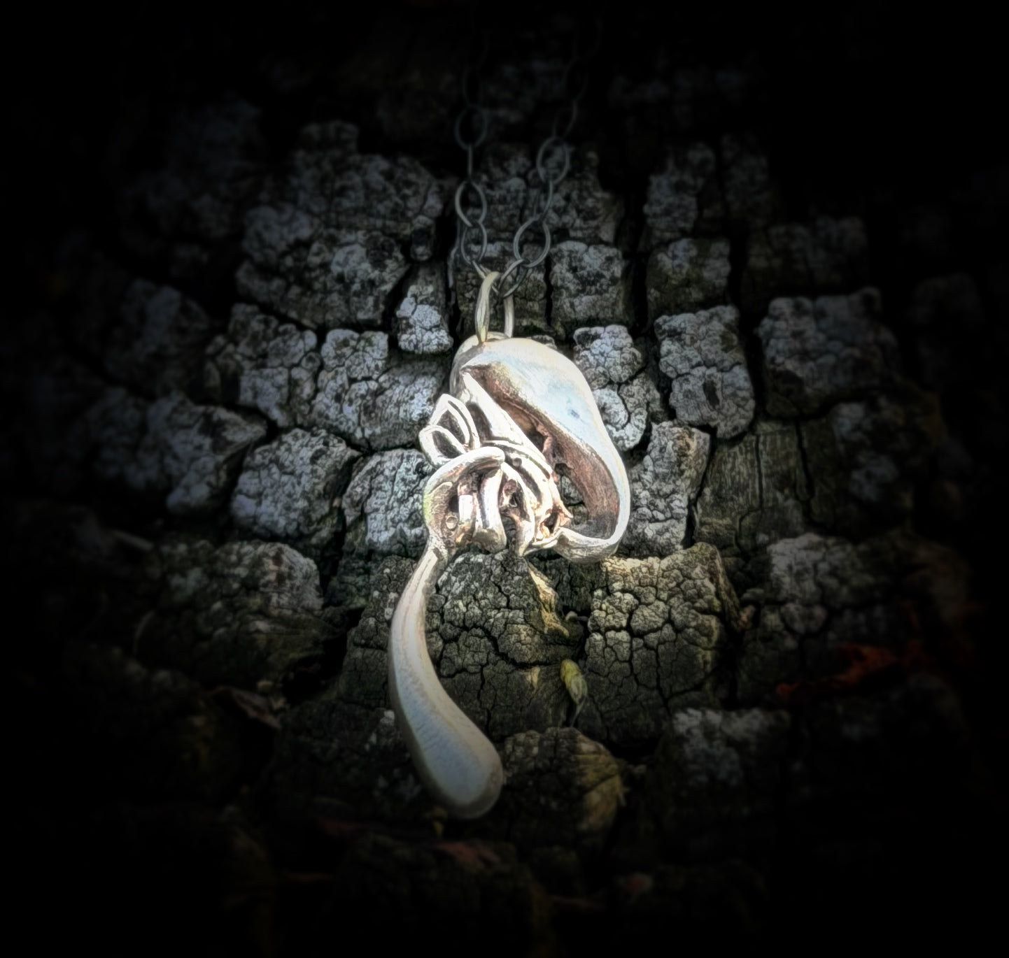 Sculptural Squiggle Pendant