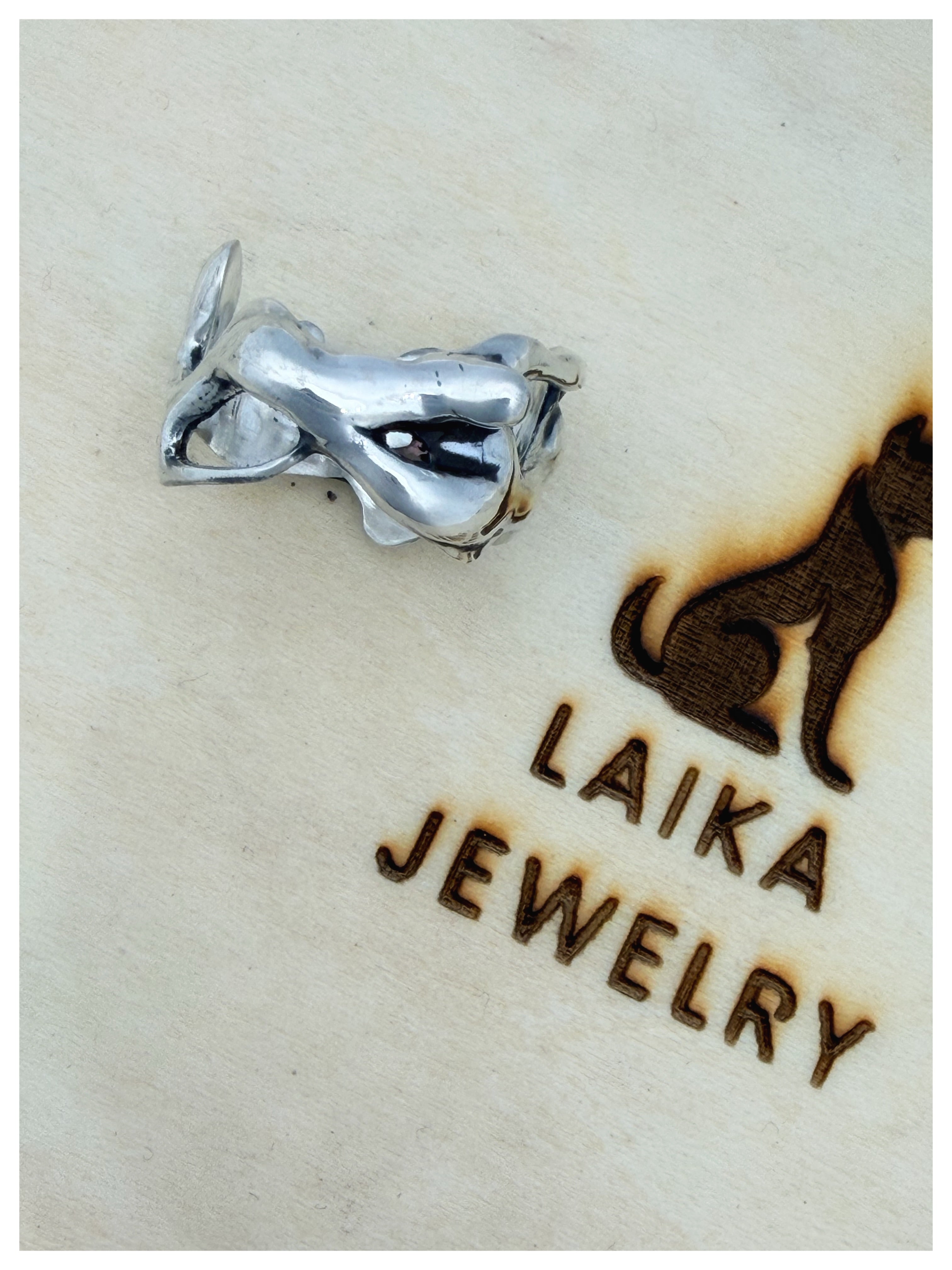 Sculptural Wide Sterling Silver Ring