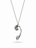 Sculptural Gloopy Goth Heart Necklace