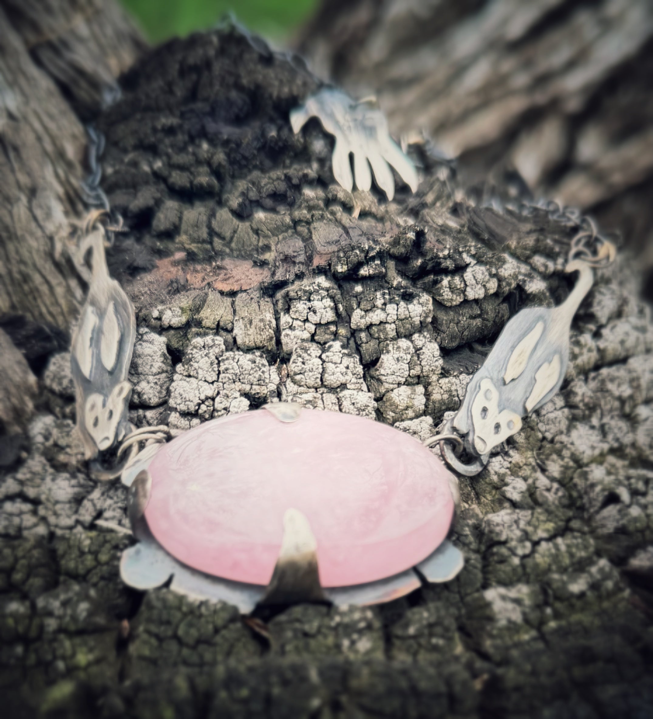 Opossum Rose Quartz Necklace