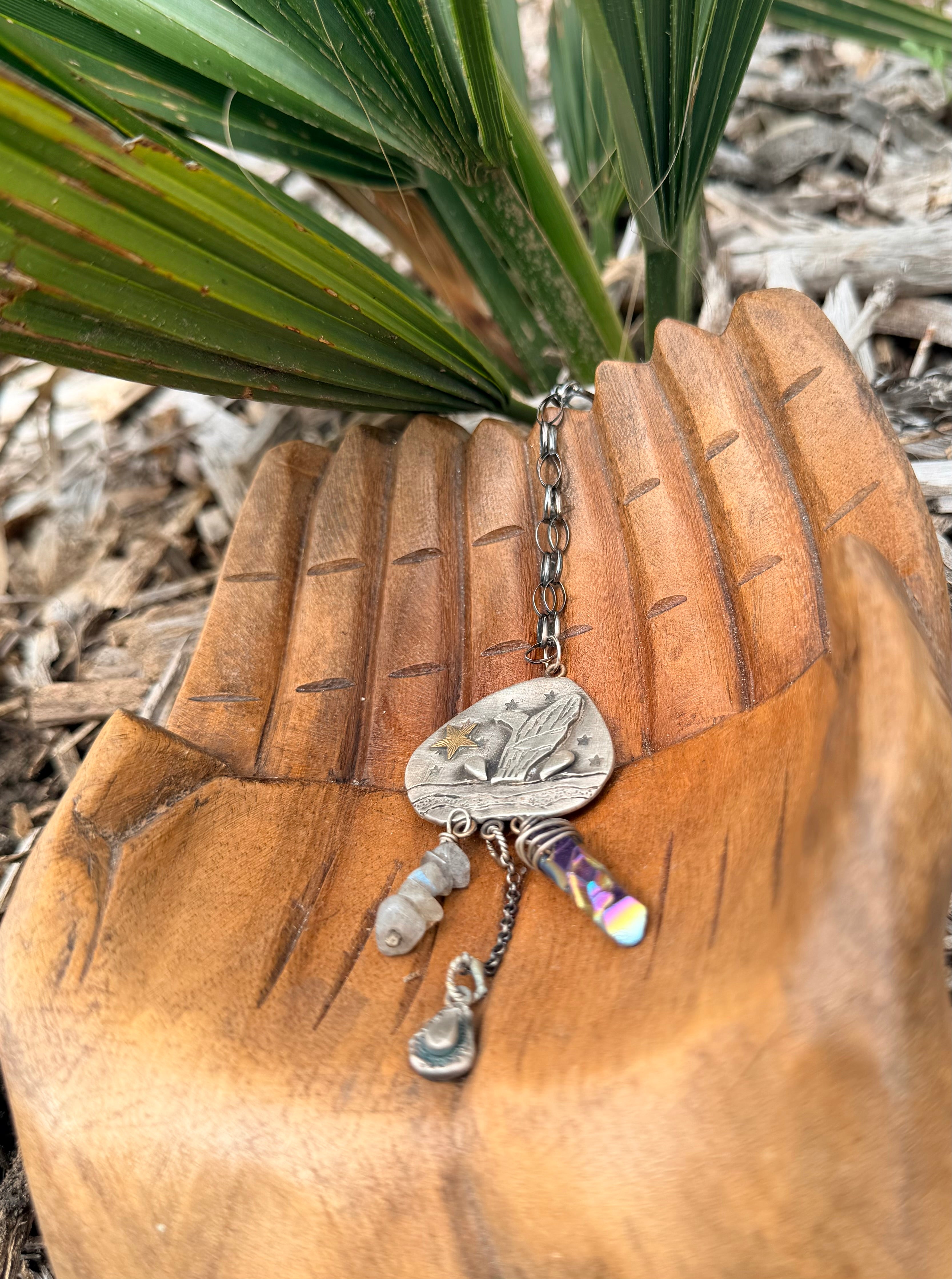 Whale Love Charm Necklace