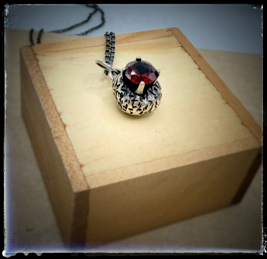 Scarlet Dream Garnet Necklace