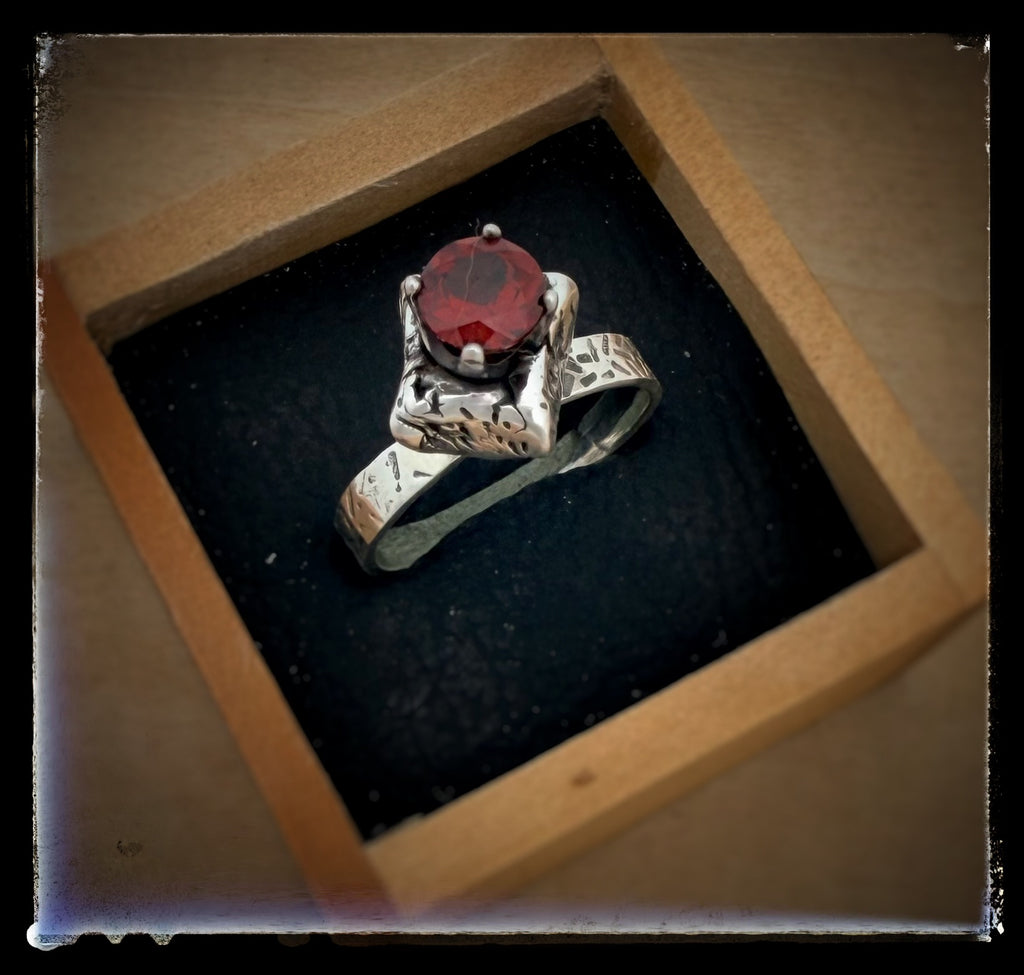 Scarlet Dream Garnet Ring