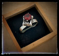 Scarlet Dream Garnet Ring