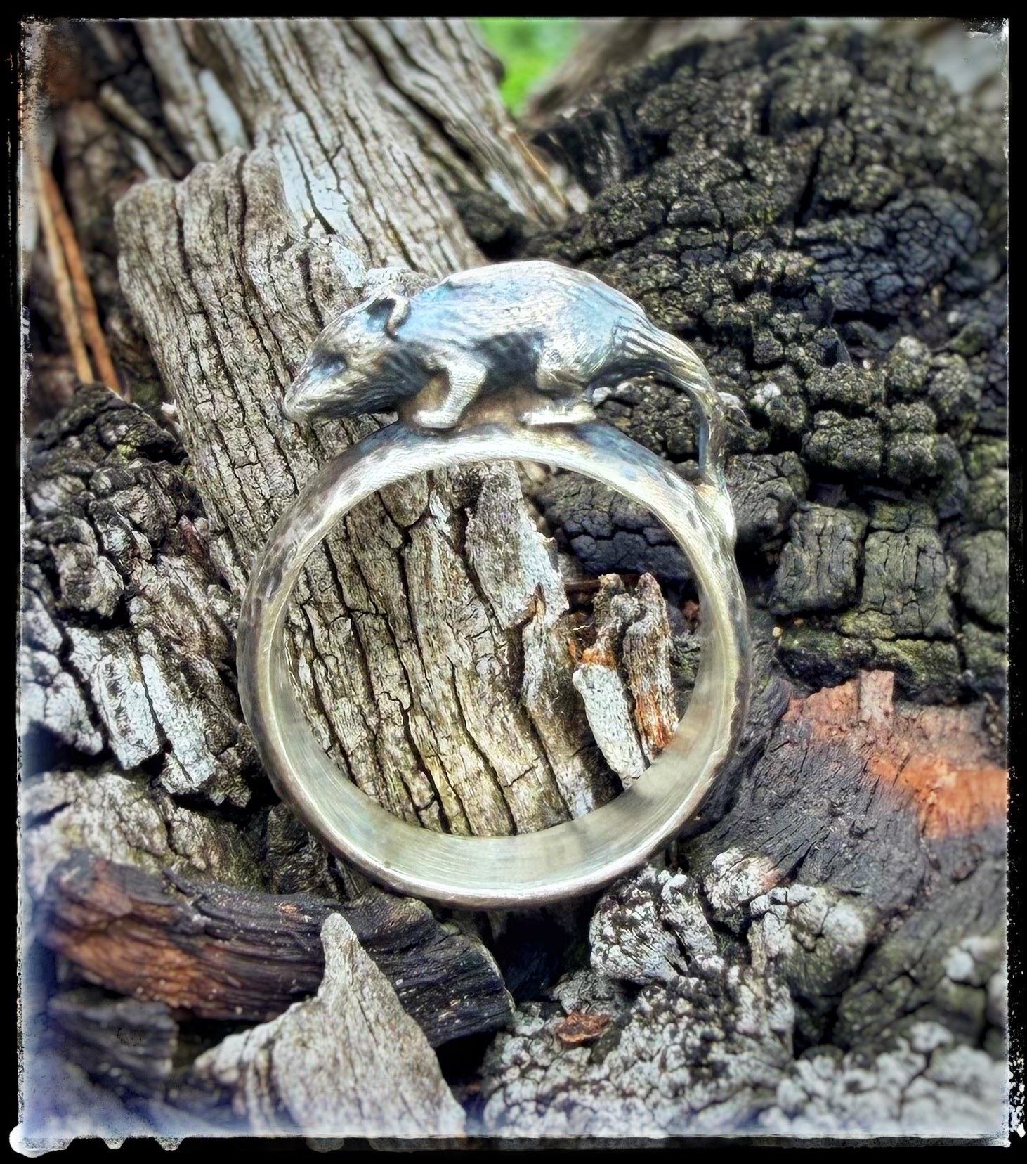 Opossum Love Ring