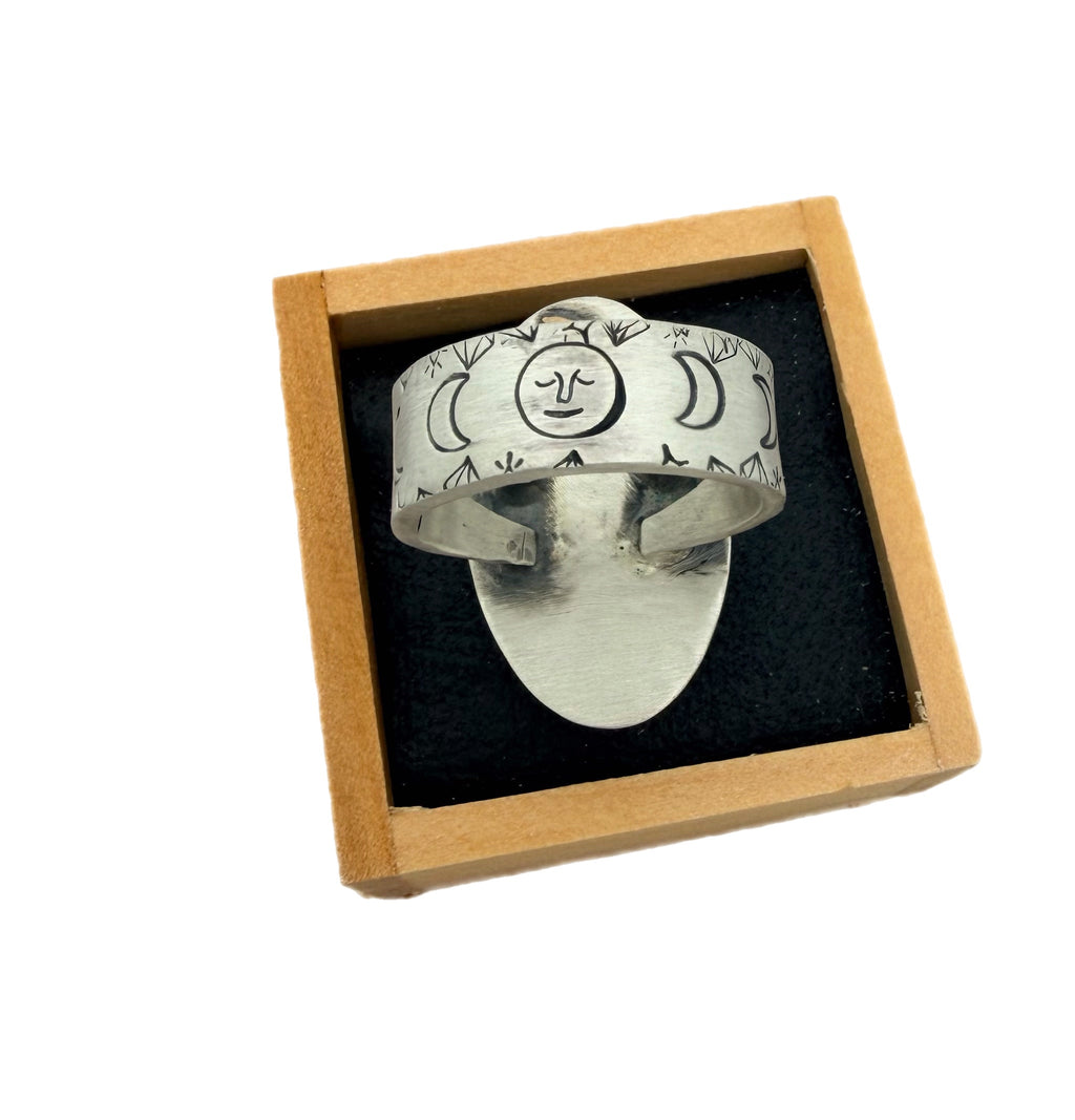 Lapis Lazuli Moonphase Ring