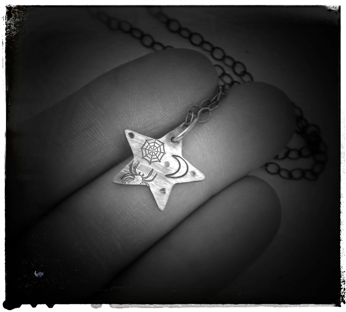 Spooky Season Celestial Star Necklace