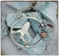 Tiny Shark Circle Necklace