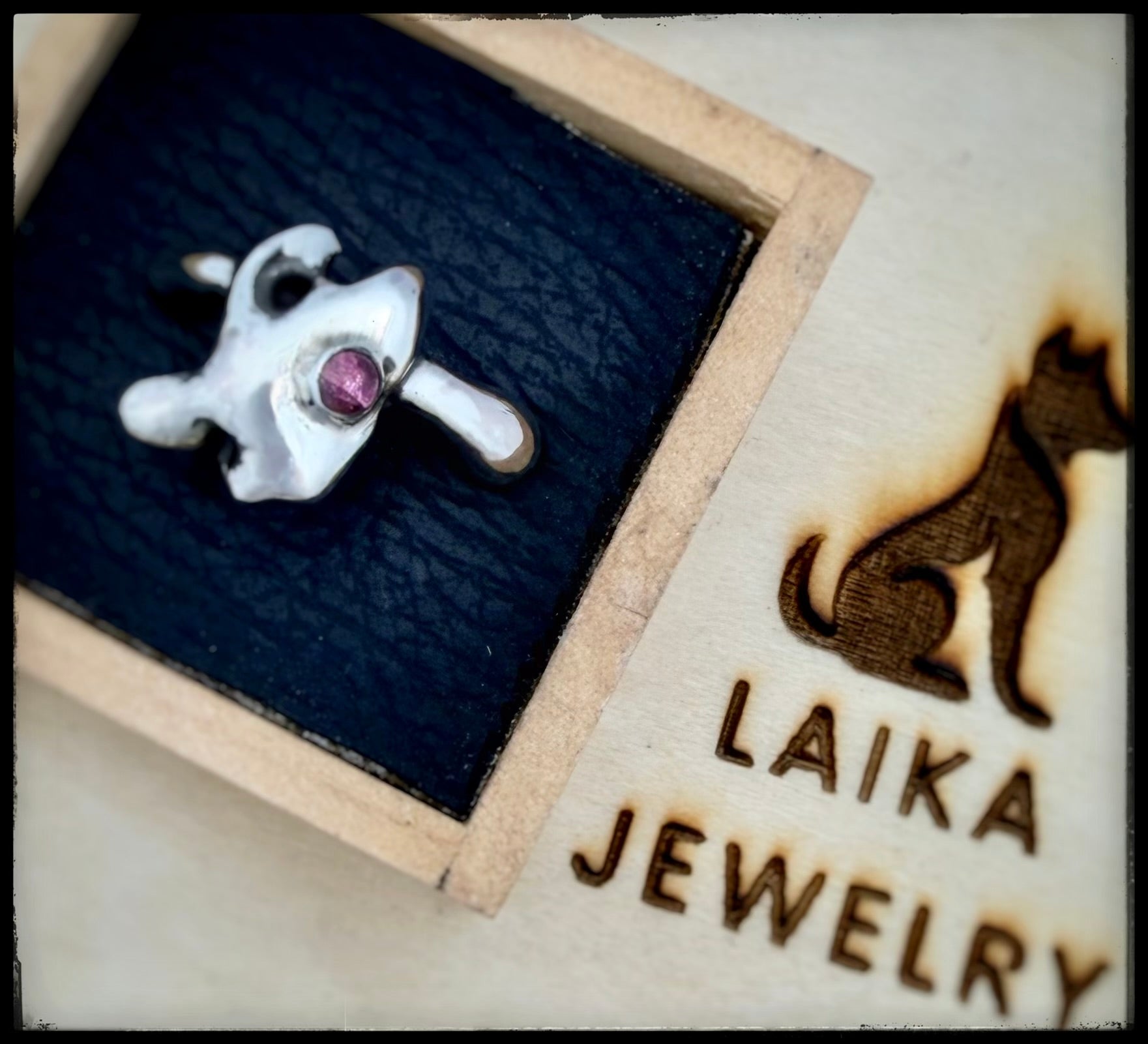 Sculptural Splat Sterling Silver Ring