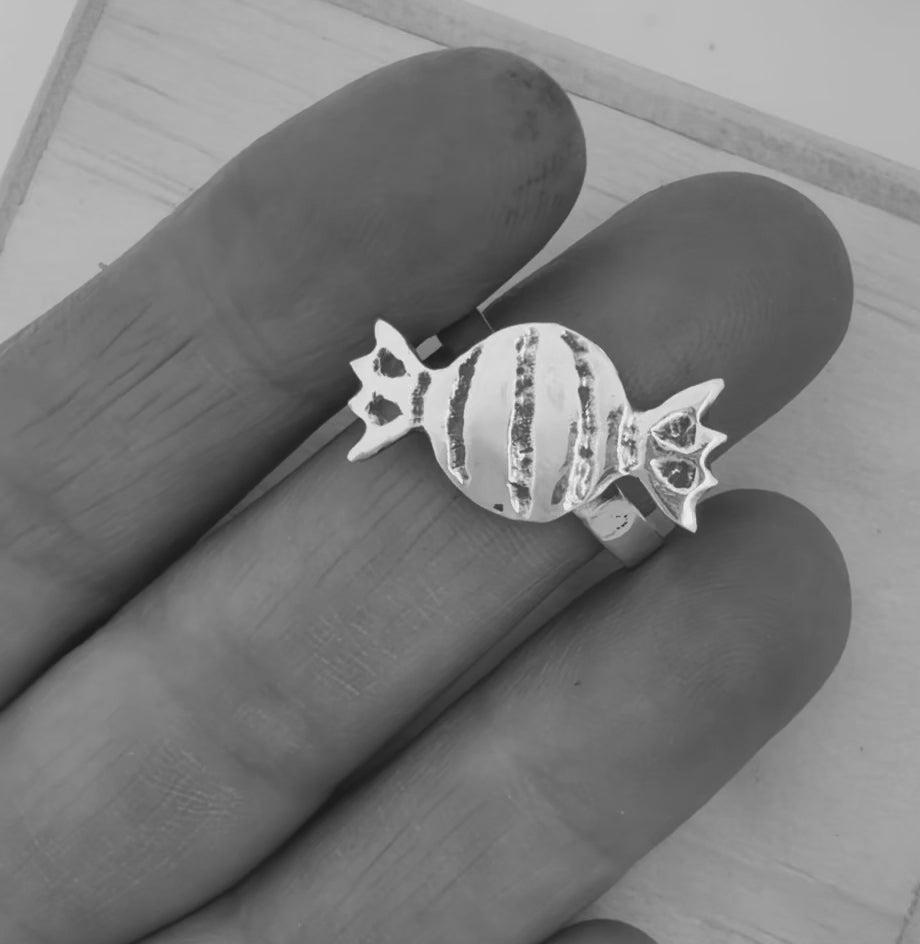 Sterling Silver Halloween Candy Ring
