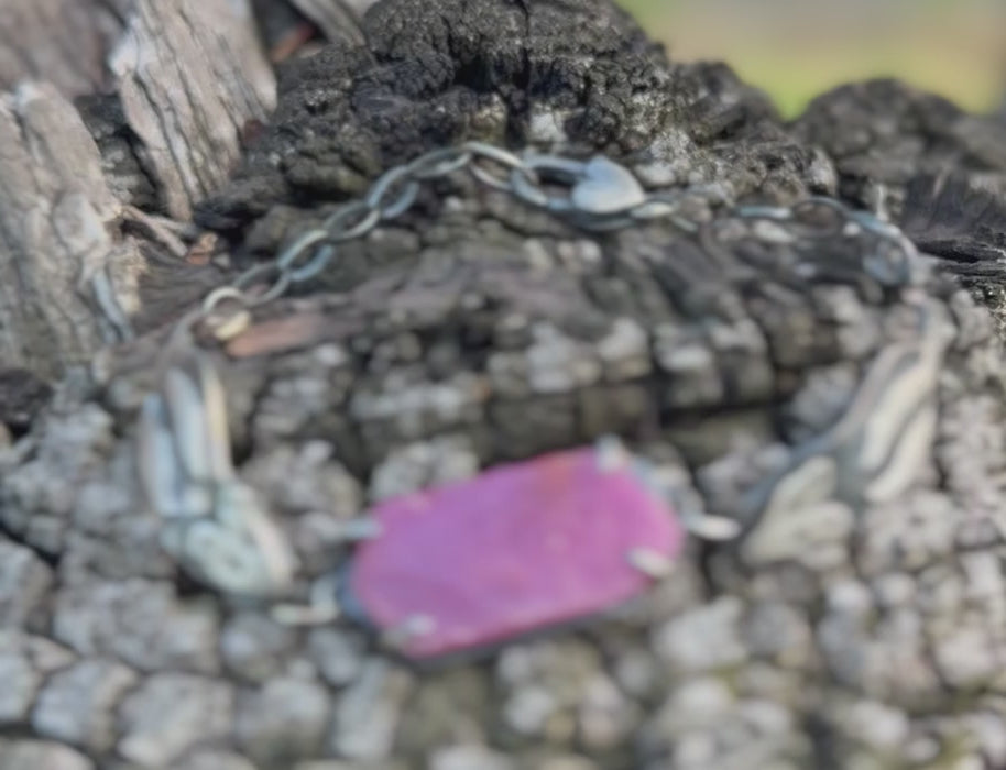 Opossum Raw Ruby Bracelet