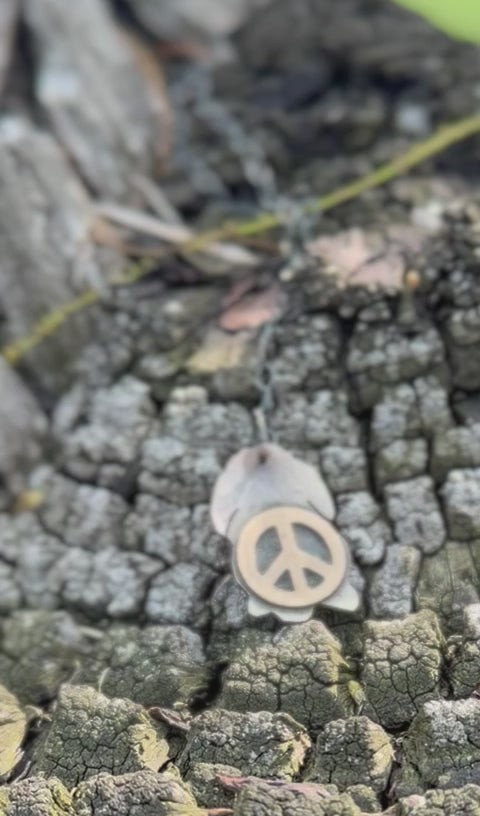 Peace Bunny Necklace