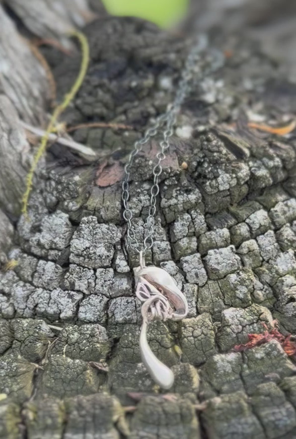 Sculptural Squiggle Pendant